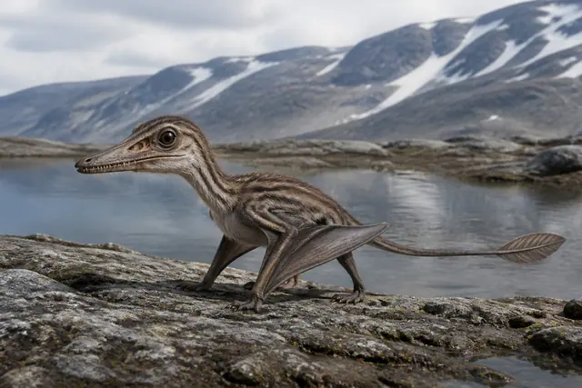 Научная реконструкция рода Arcticodactylus в среде его времени