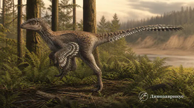 Современная реконструкция для статьи «Ахерораптор (Acheroraptor)»