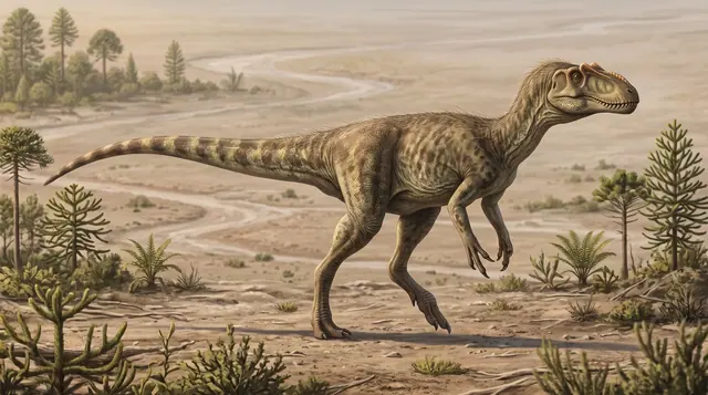 Научная реконструкция рода Dracovenator в среде его времени