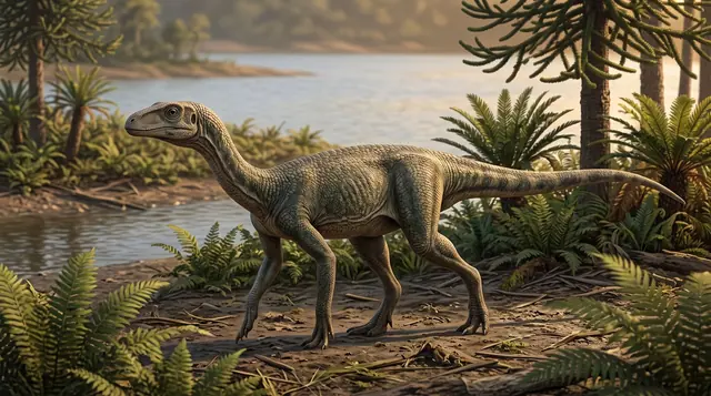 Научная реконструкция рода Silesaurus в среде его времени