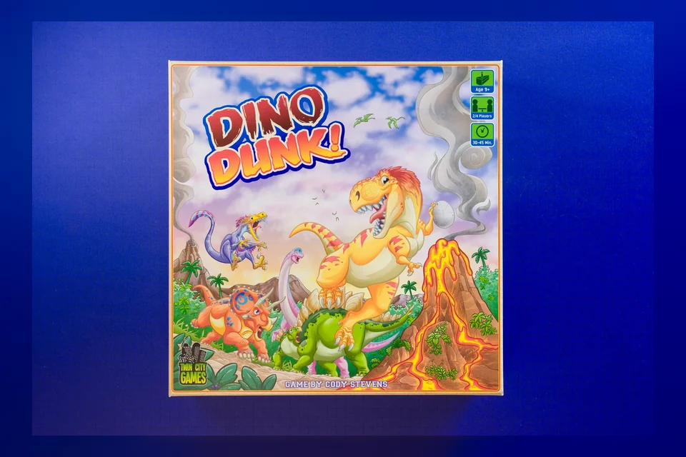 Обложка настольной игры Dino Dunk