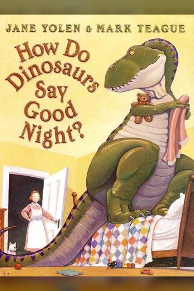 Обложка книги «Как динозавры говорят спокойной ночи?»