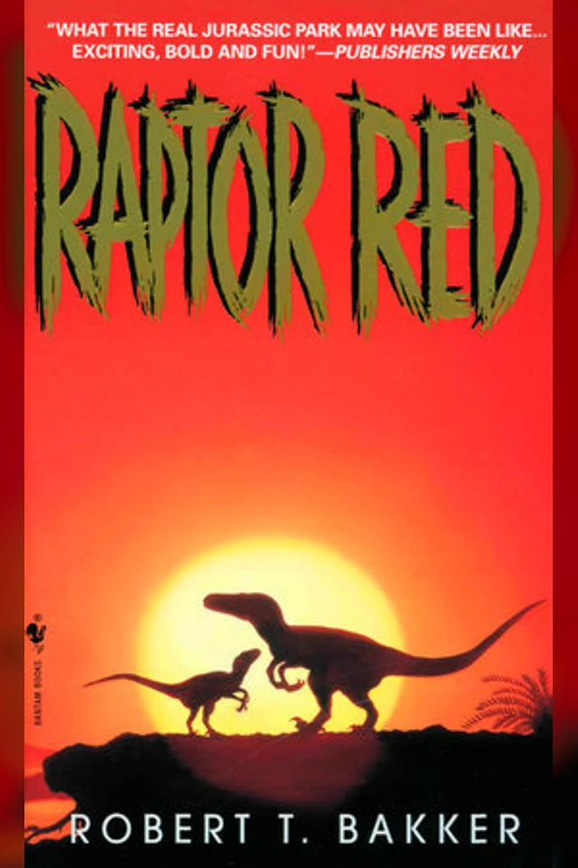 Обложка романа Роберта Бэккера Raptor Red