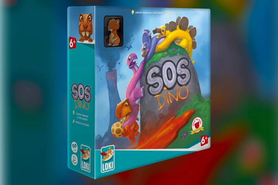Обложка настольной игры SOS Dino