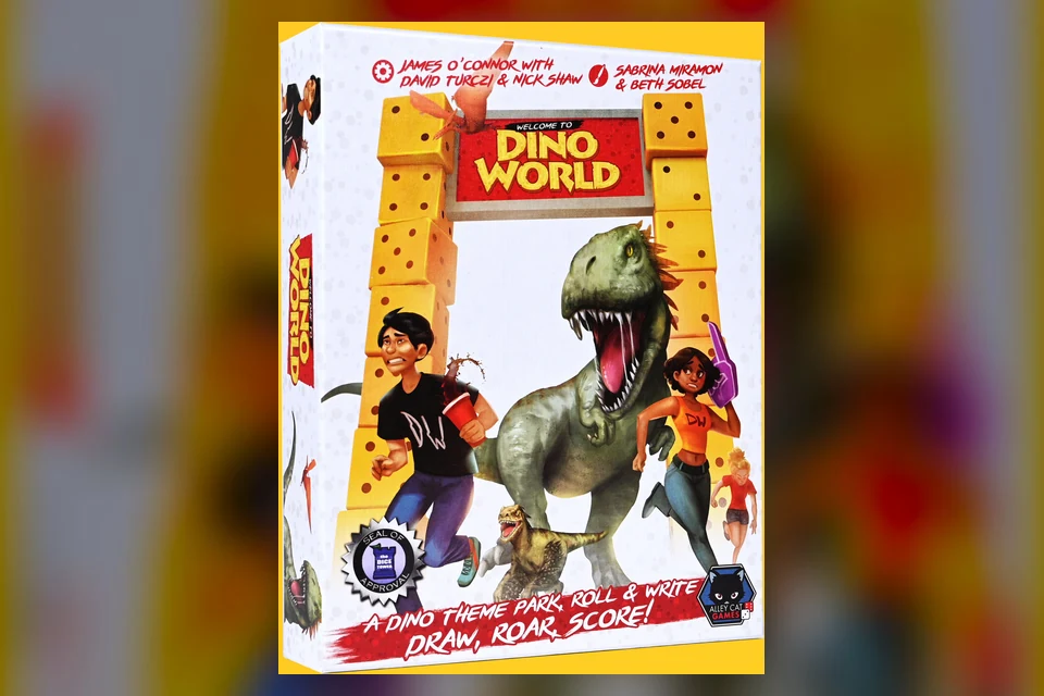 Обложка настольной игры Welcome to Dino World