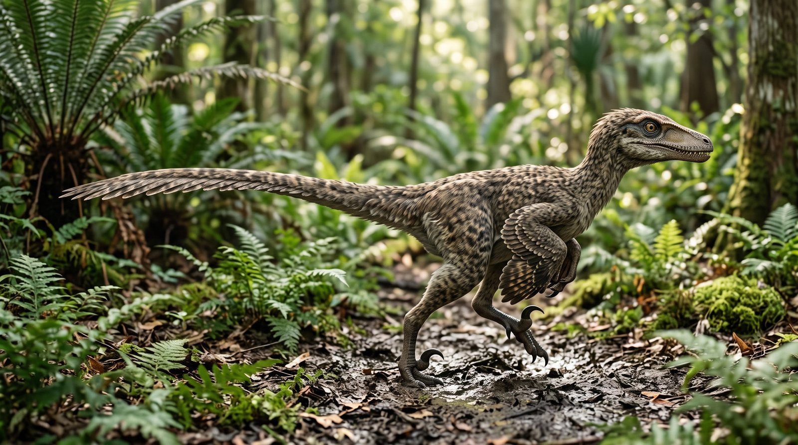 Научная реконструкция рода Acheroraptor в среде его времени