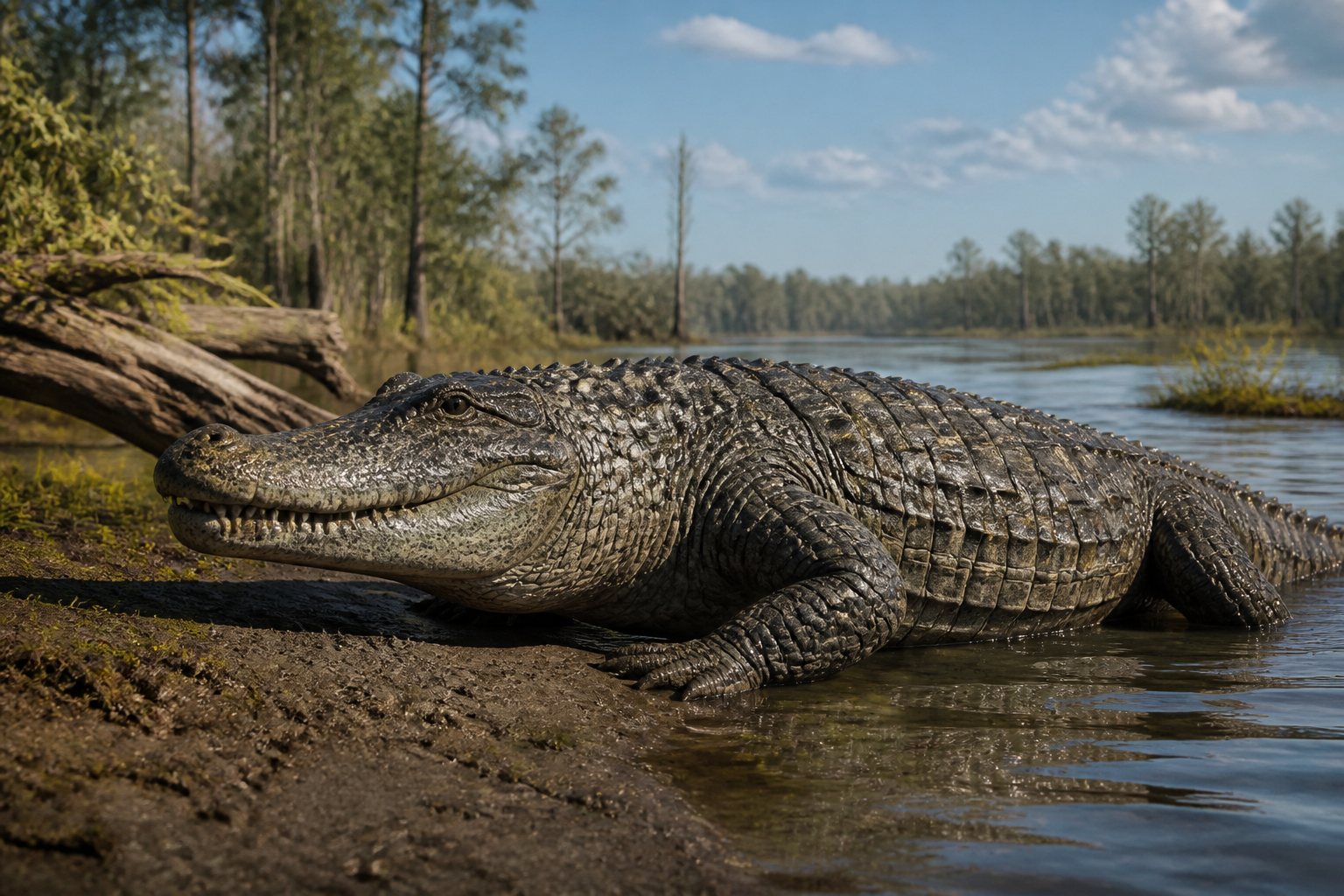 Научная реконструкция рода Allodaposuchus в среде его времени