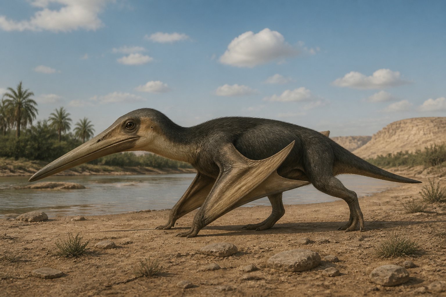 Научная реконструкция рода Apatorhamphus в среде его времени