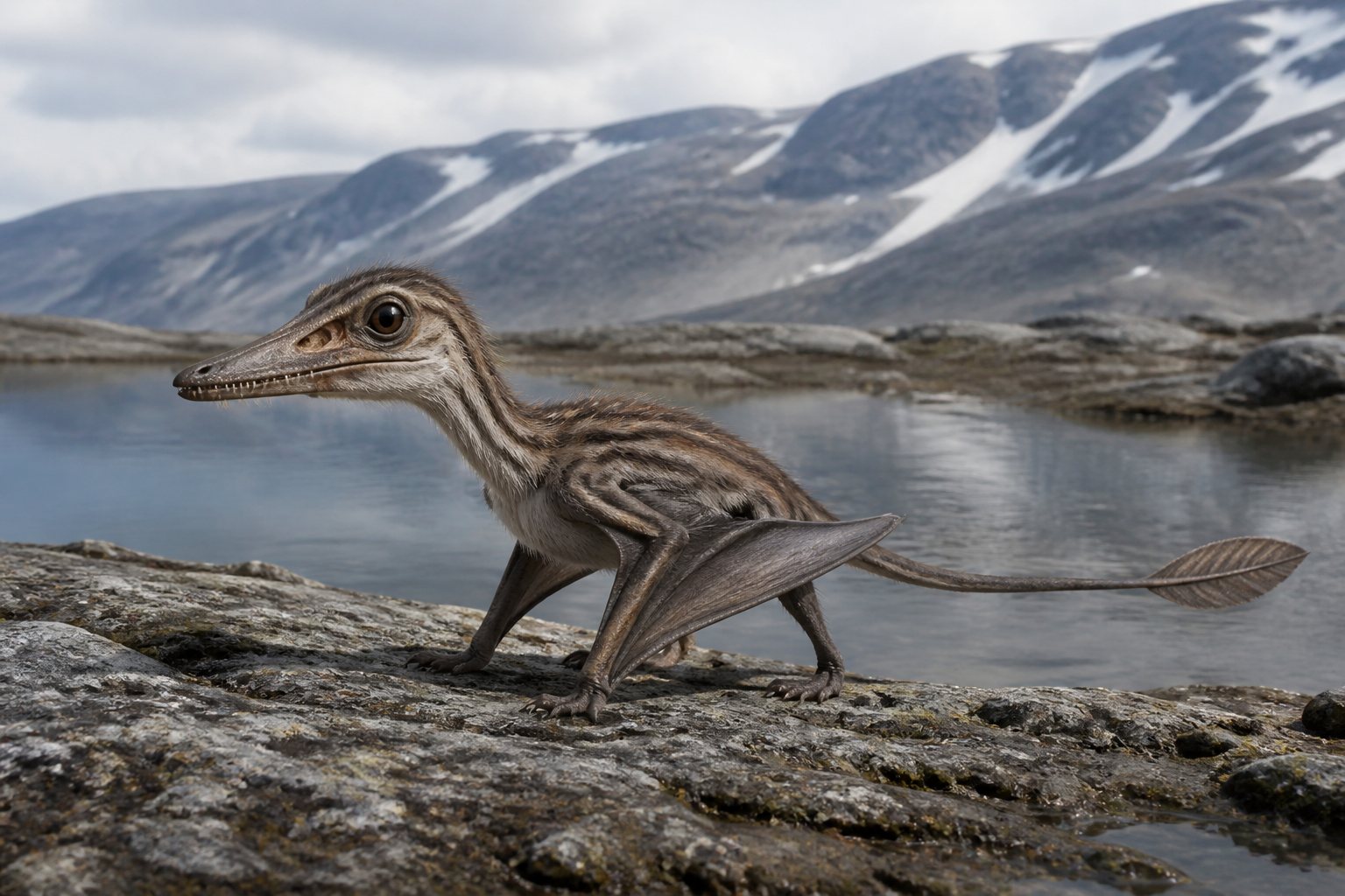 Научная реконструкция рода Arcticodactylus в среде его времени