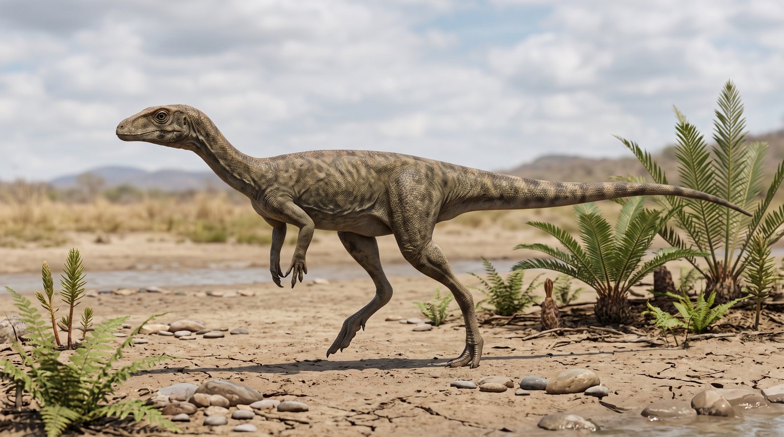 Научная реконструкция рода Asilisaurus в среде его времени