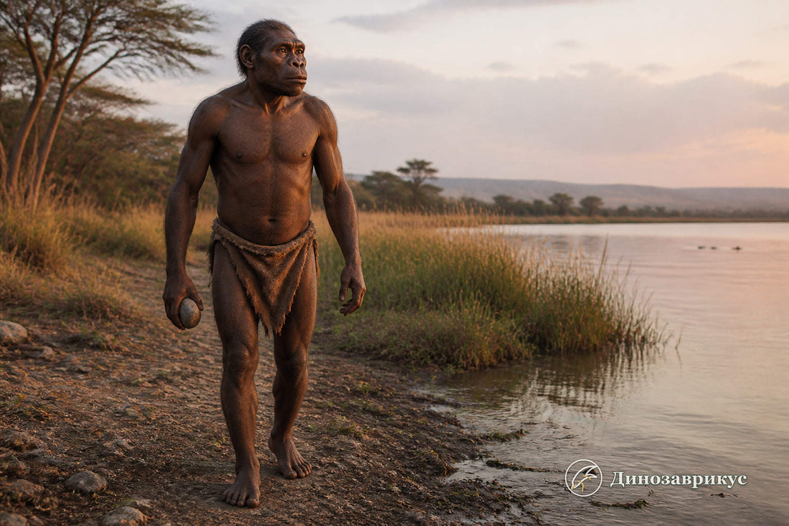 Современная реконструкция для статьи «Человек рудольфский: Homo rudolfensis и череп KNM-ER 1470»