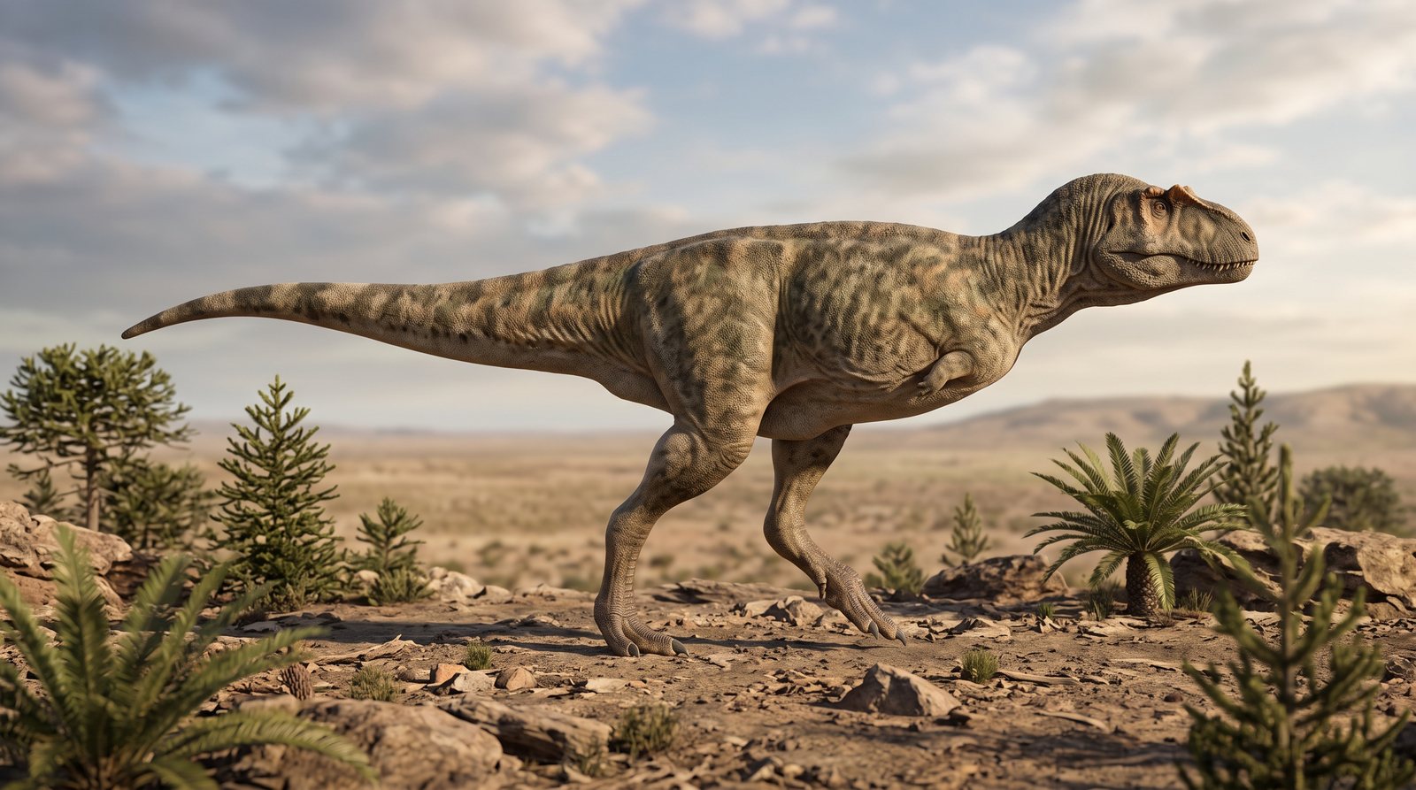 Научная реконструкция рода Chenanisaurus в среде его времени