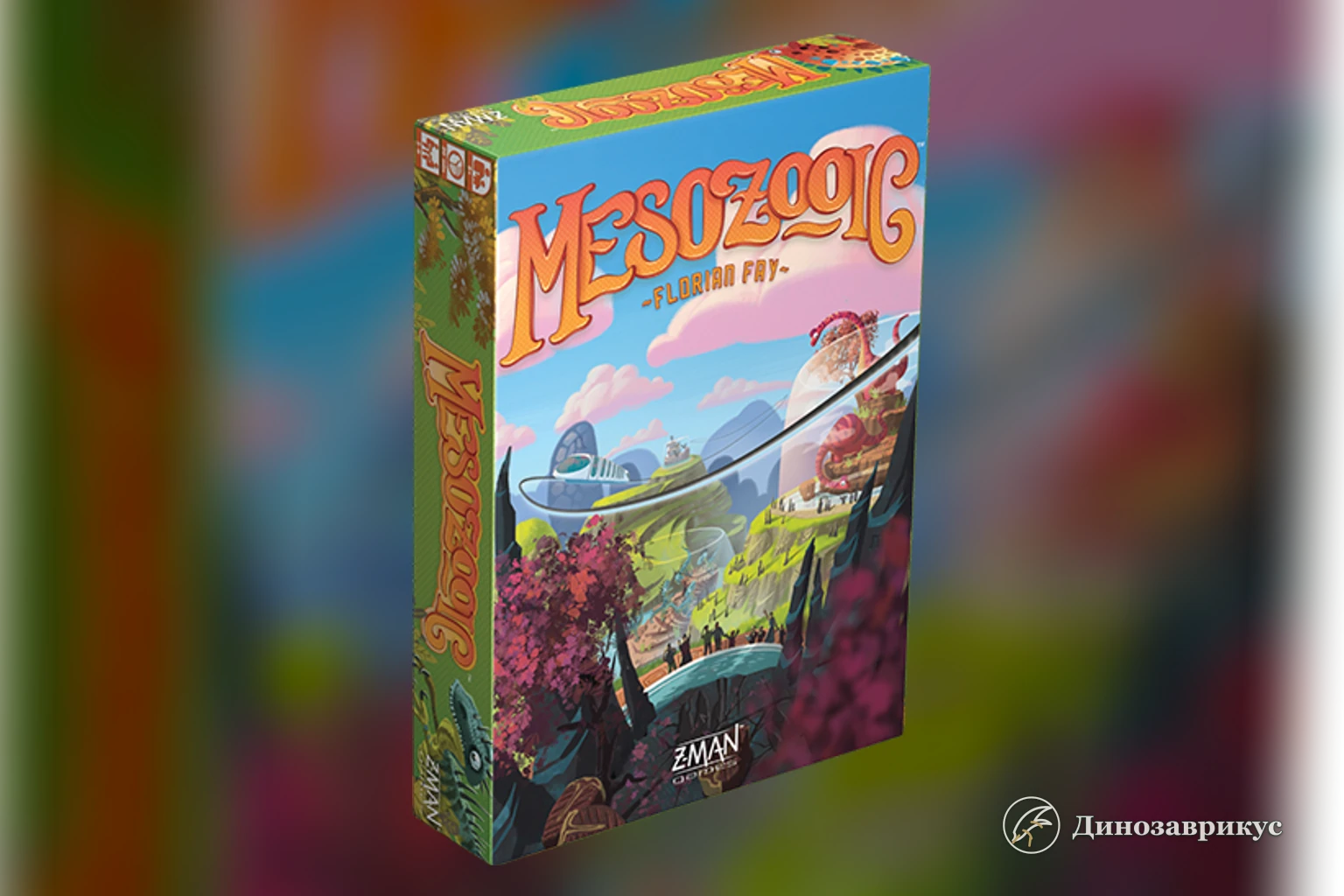 Обложка настольной игры Mesozooic