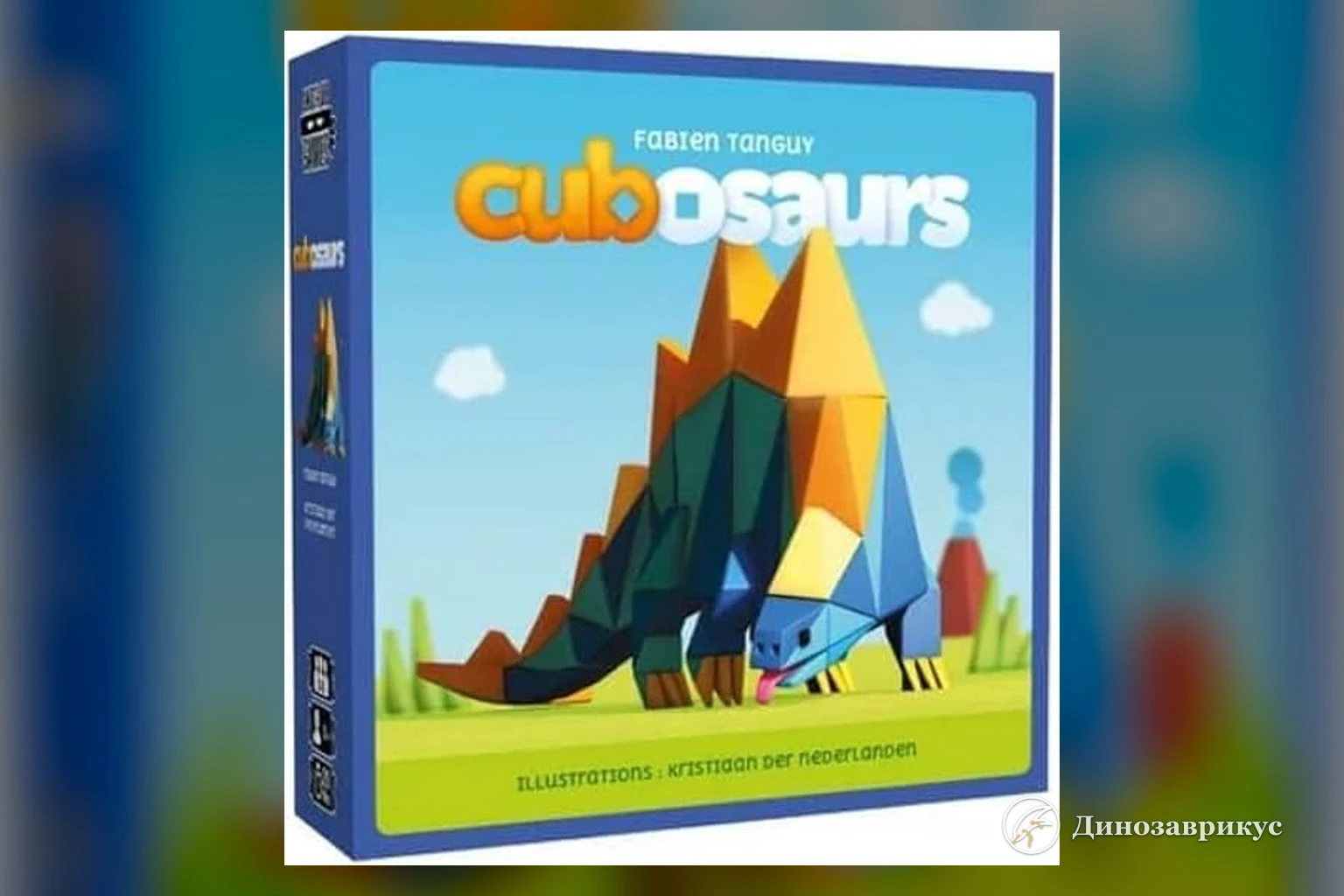 Обложка настольной игры Cubosaurs