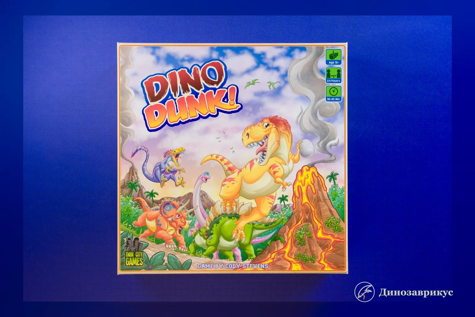 Обложка настольной игры Dino Dunk
