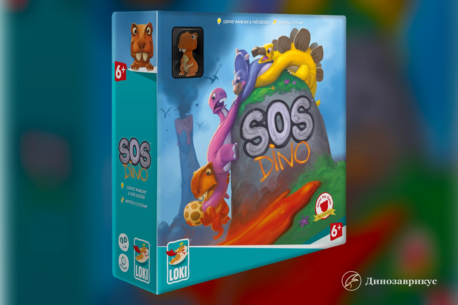 Обложка настольной игры SOS Dino