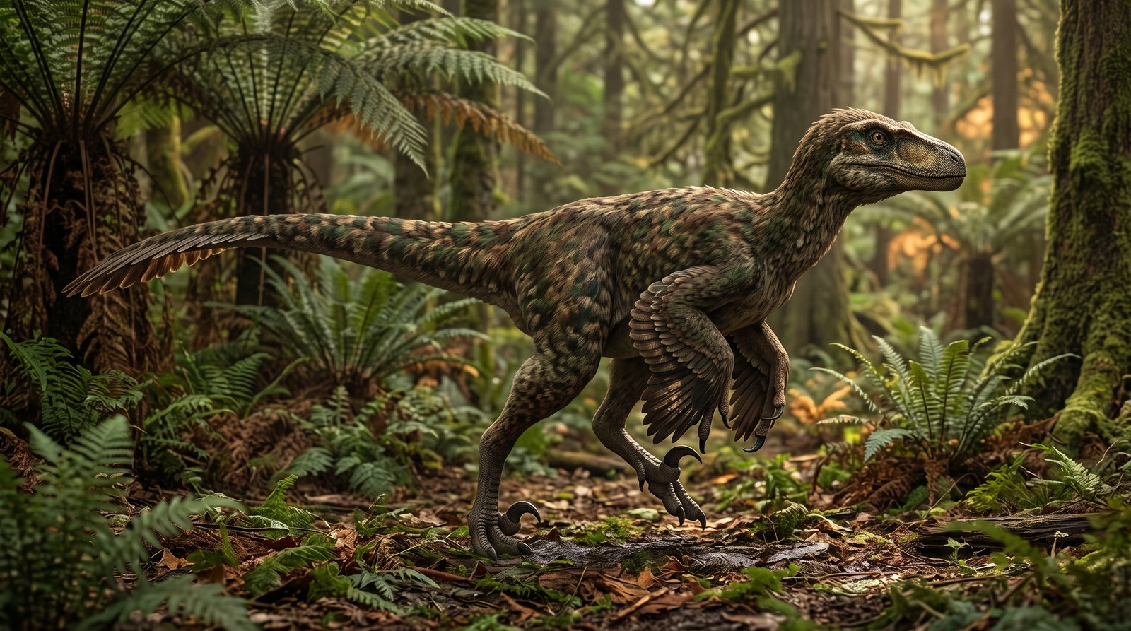 Научная реконструкция рода Dakotaraptor в среде его времени