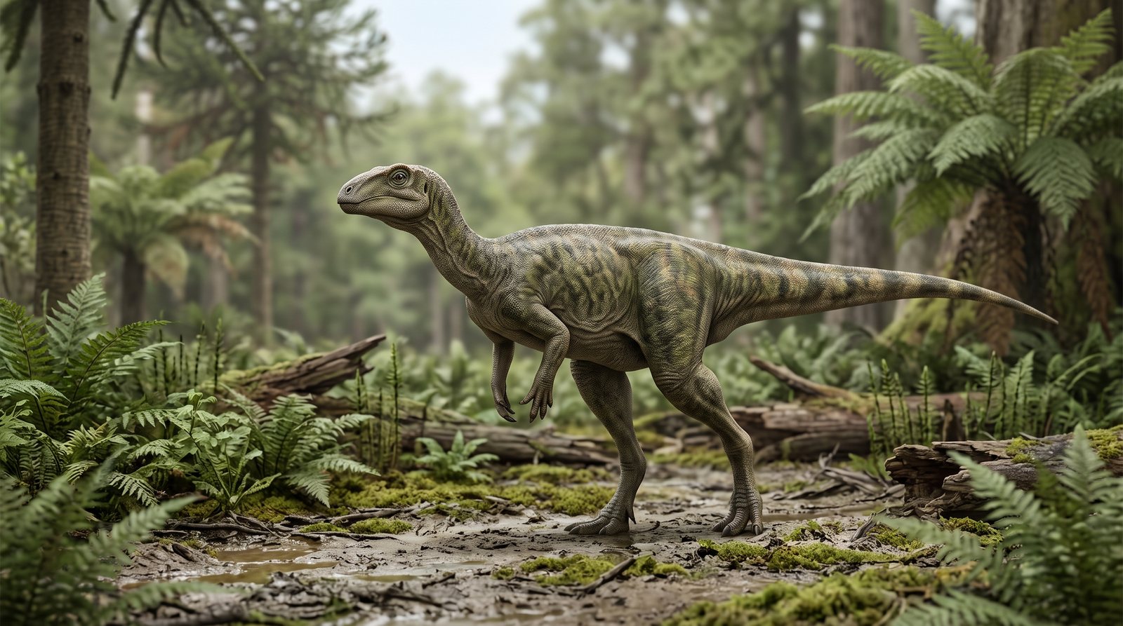 Научная реконструкция рода Galleonosaurus в среде его времени