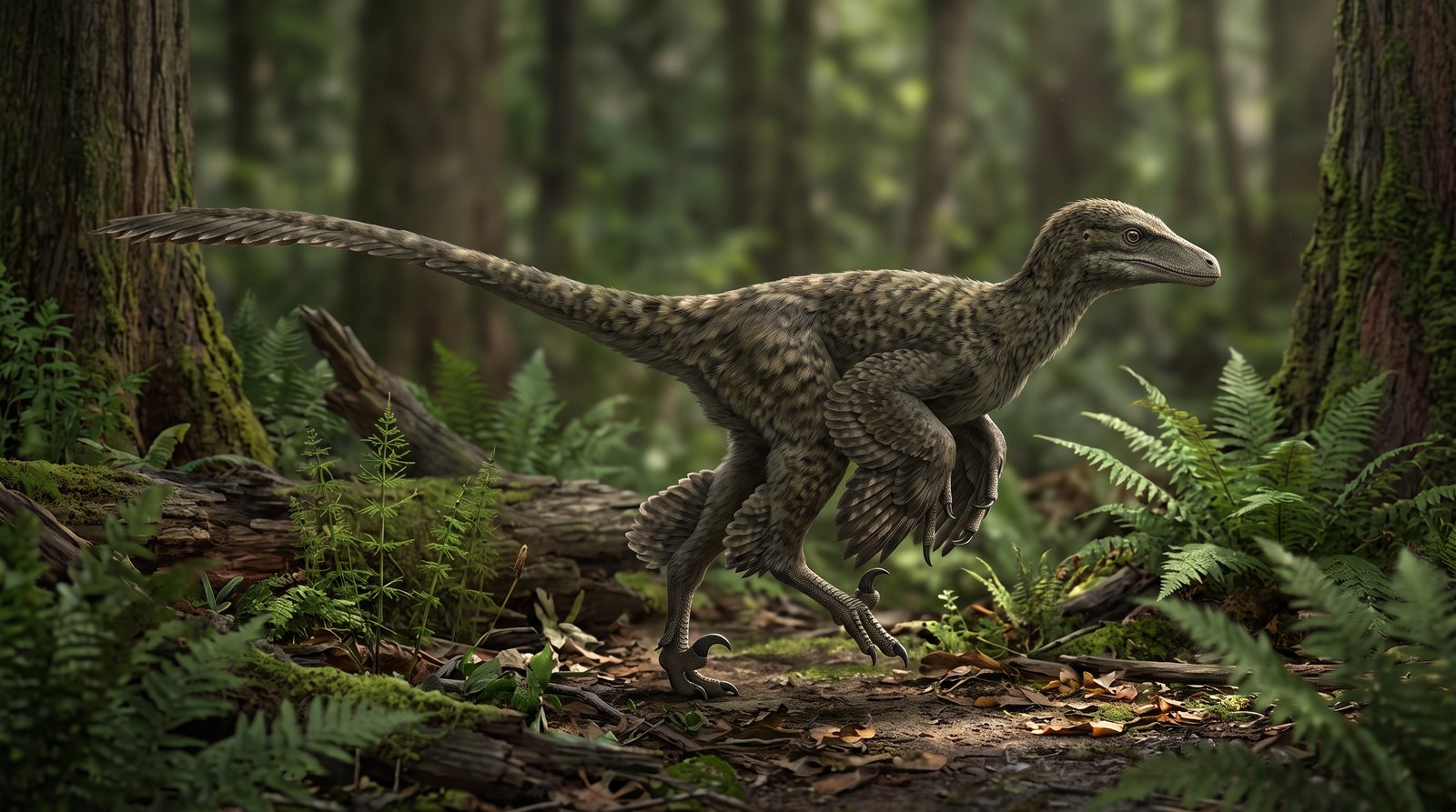 Научная реконструкция рода Hesperonychus в среде его времени