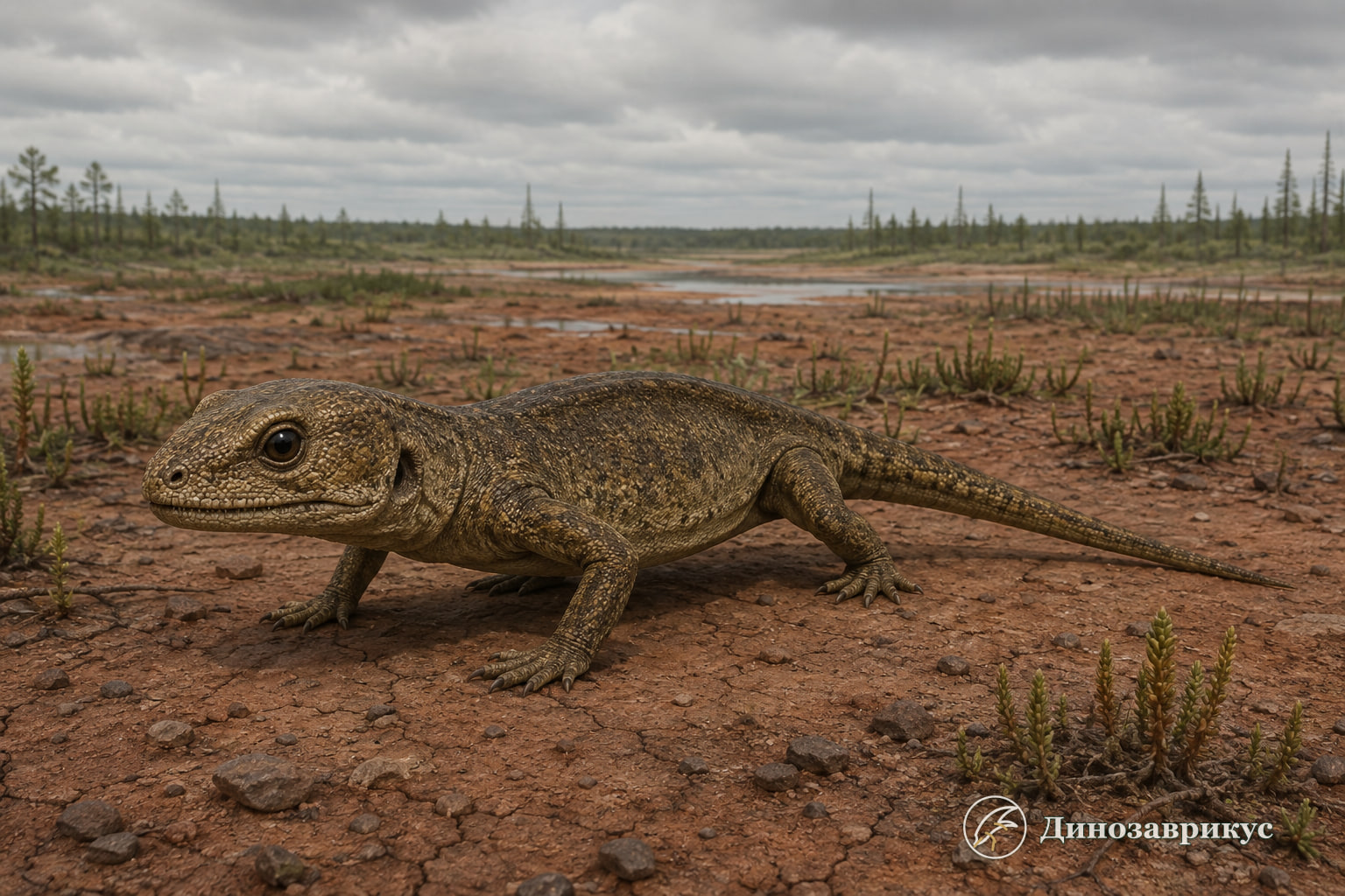Макролетер на берегу пермского водоёма в бассейне Мезени