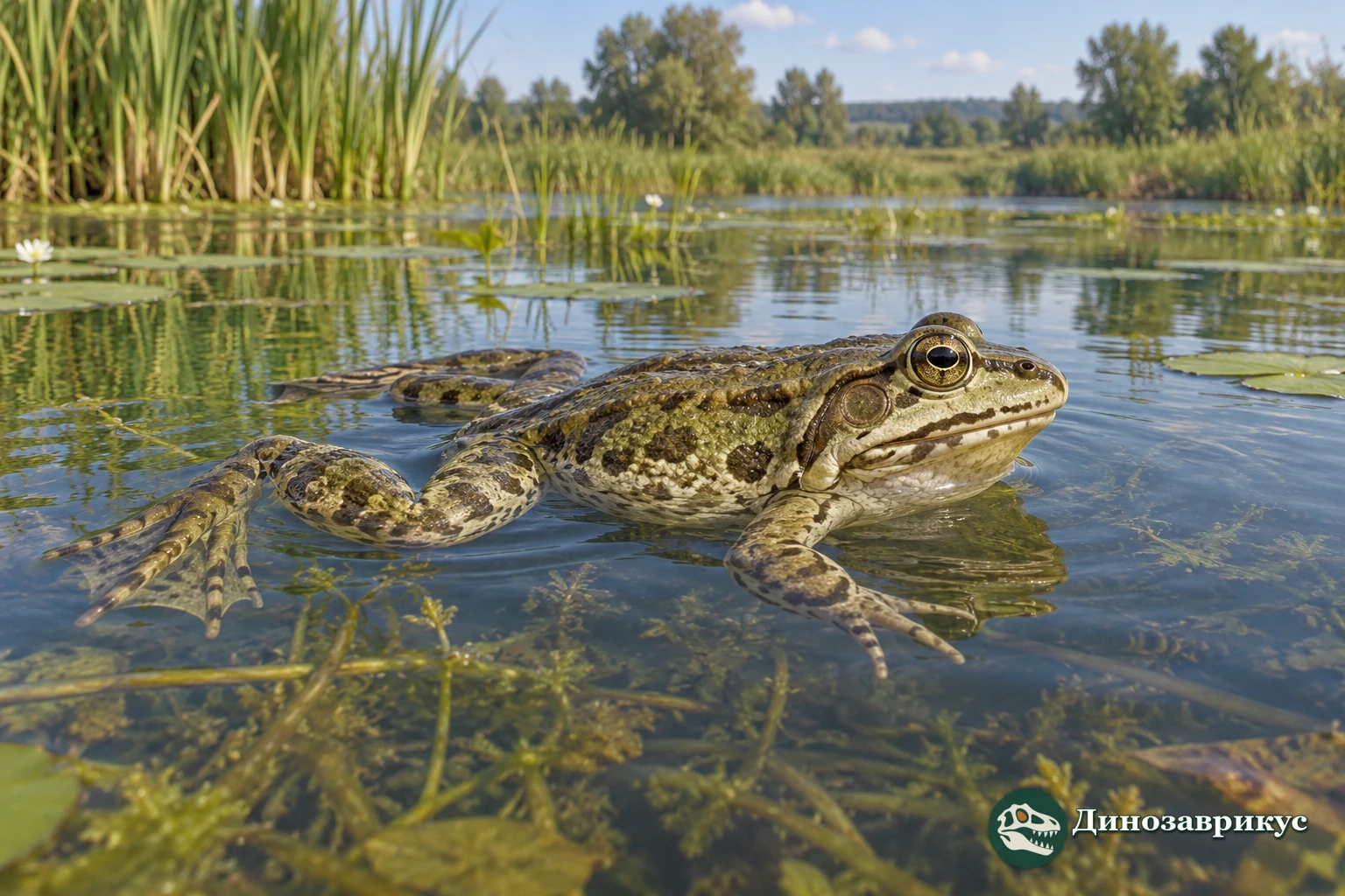 Осторожная реконструкция вымершей лягушки Pliobatrachus у пресноводного берега Восточной Европы