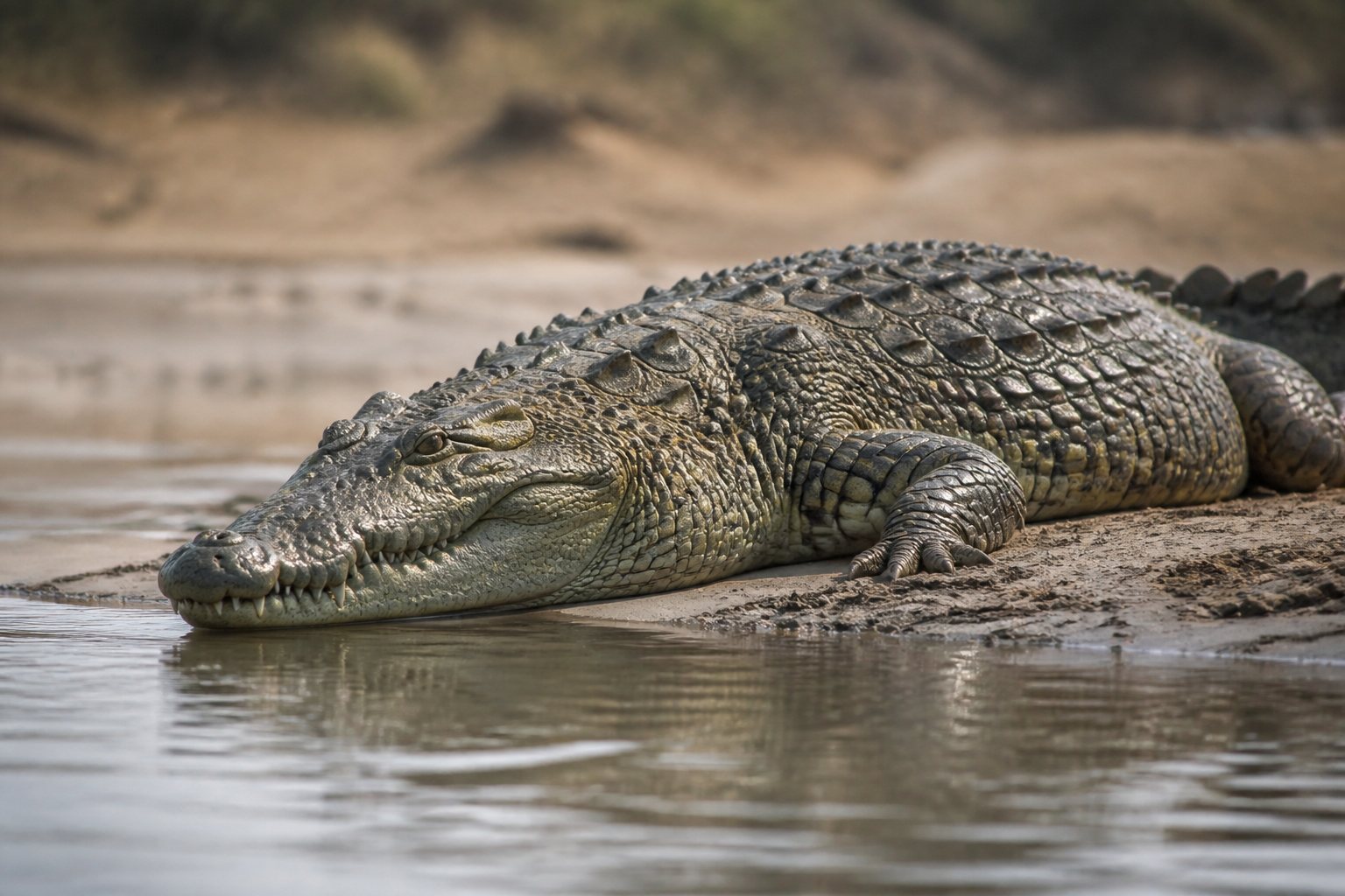 Научная реконструкция рода Rimasuchus в среде его времени