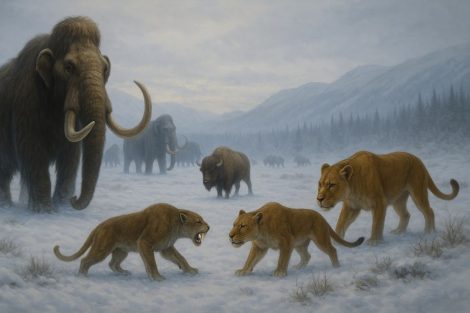 Битва за равнины: хищники и жертвы ледникового мира