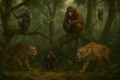 Кайнозойские леса: убежище приматов и хищников