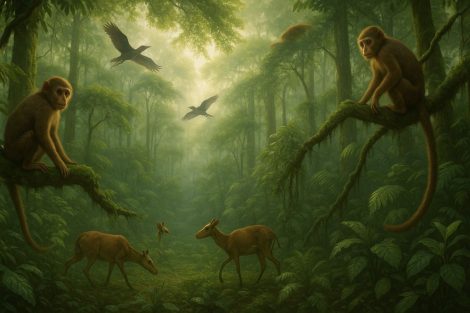 Секреты древних лесов Кайнозоя: жизнь под пологом зелени