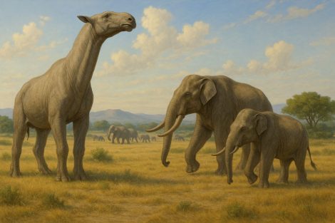 Возникновение травоядных гигантов: от парацератерия до слонов