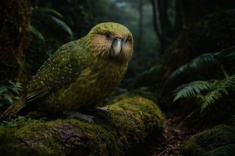 Какапо: попугай, который забыл, как летать — и почти исчез