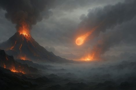 Лед и огонь: вулканы, астероиды и катастрофы позднего мела