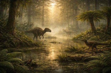 Туман и тепло: скрытые болота позднего мела
