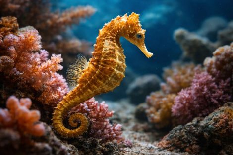 Морской конёк: хрупкий хищник коралловых рифов
