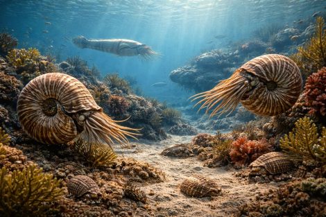 Аммониты и наутилоиды: владыки палеозойских океанов