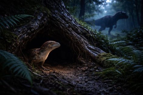 Мелкие динозавры и первые норы