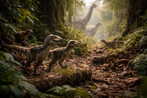 Мелкие динозавры юры: выживание в тени гигантов