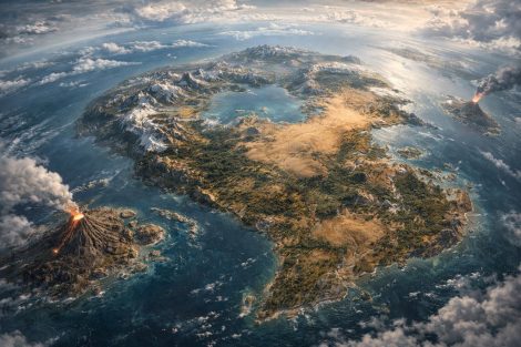 Суперконтинент Пангея: объединение суши