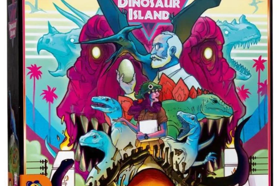 Обложка настольной игры Dinosaur Island