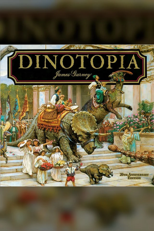 Обложка книги Джеймса Гёрни «Динотопия»