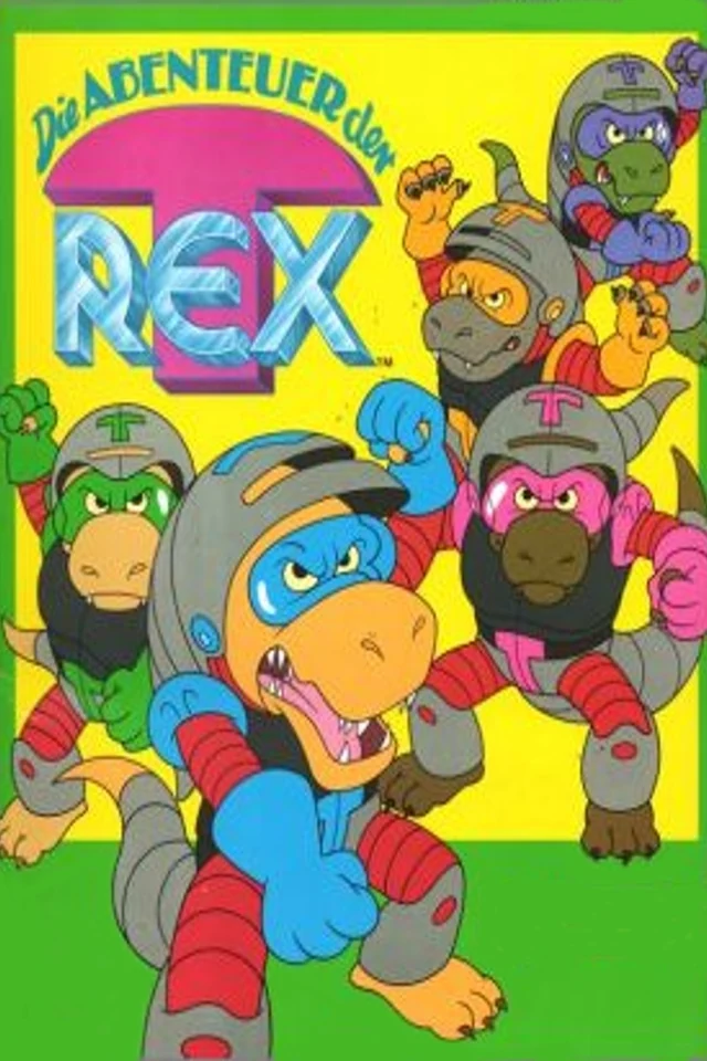Постер мультсериала «Приключения Ти-Рекса» 1992 года