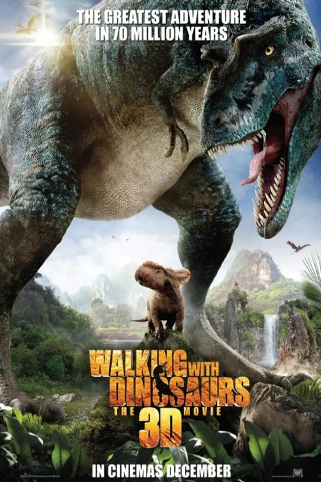 Постер мультфильма «Прогулки с динозаврами 3D» 2013 года