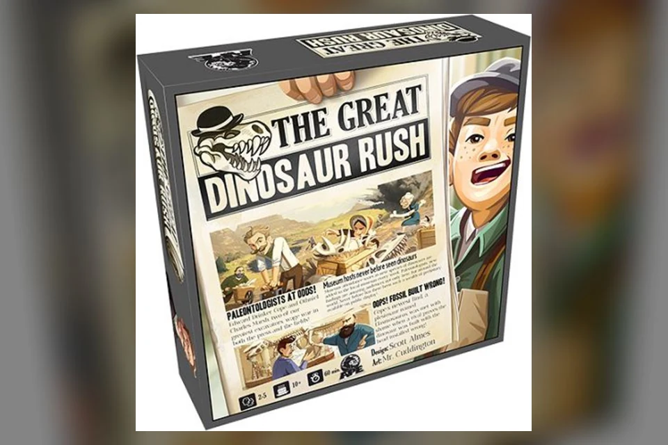 Обложка настольной игры The Great Dinosaur Rush