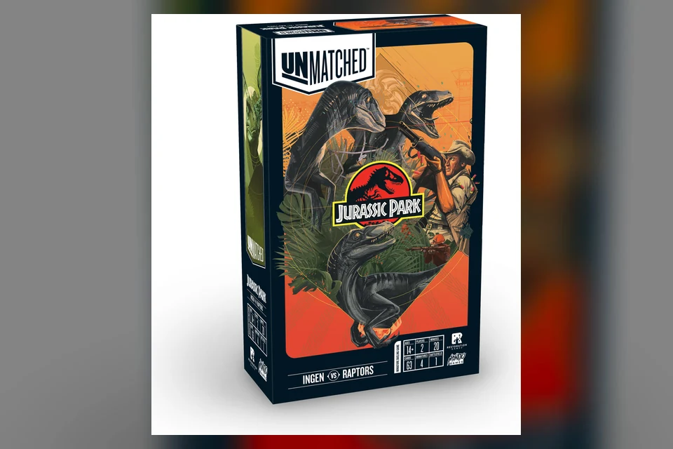 Обложка Unmatched Jurassic Park InGen vs Raptors